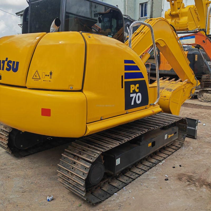 Excavateur à rouleaux d'occasion bonne qualité machine d'excavation / utilisée KomatsuPC70-8 pc200-8 avec prix bon marché / japonais d'origine