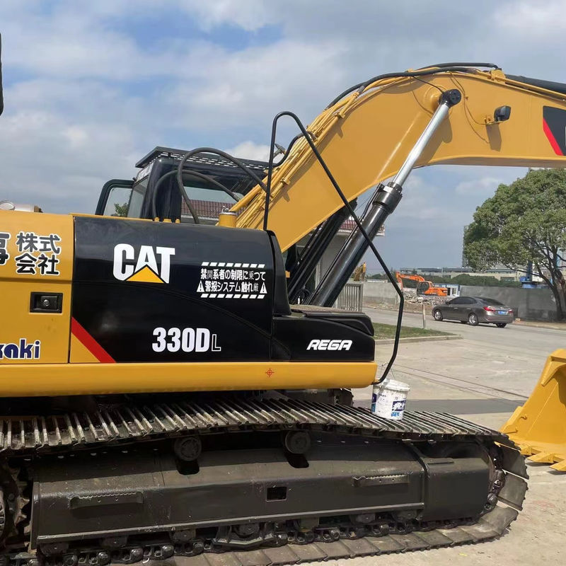 Excavateur à grande rampe CAT 330D excavateur d'occasion utilisée machine lourde 30 tonnes hydraulique rampe à contre-courant grande excavatrice
