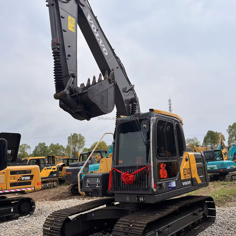 Excavateur d'occasion Volvo 140 Machine de creusement de seconde main 14000KG 0,19m3 Capacité de seau