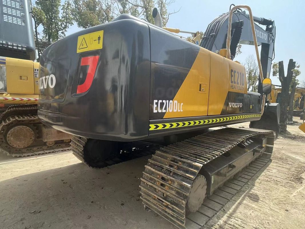 21000kg Excavateur hydraulique à rampe d'occasion Volvo Ec210 1.1m3 Capacité de seau