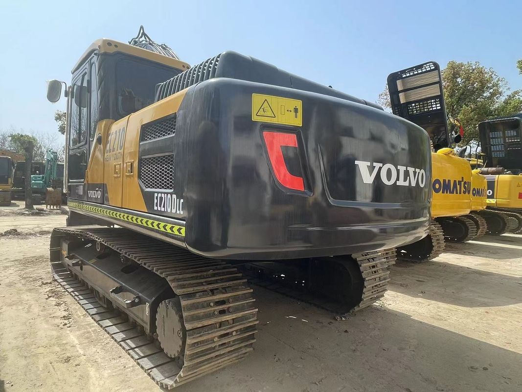 21000kg Excavateur hydraulique à rampe d'occasion Volvo Ec210 1.1m3 Capacité de seau