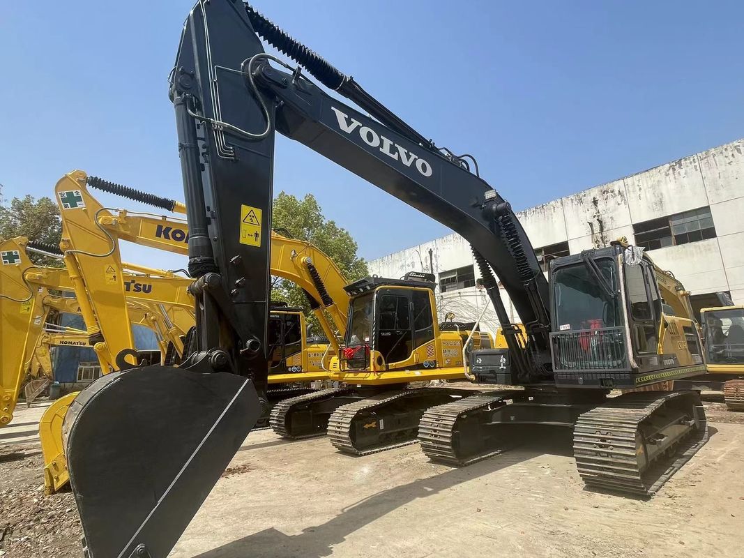 21000kg Excavateur hydraulique à rampe d'occasion Volvo Ec210 1.1m3 Capacité de seau