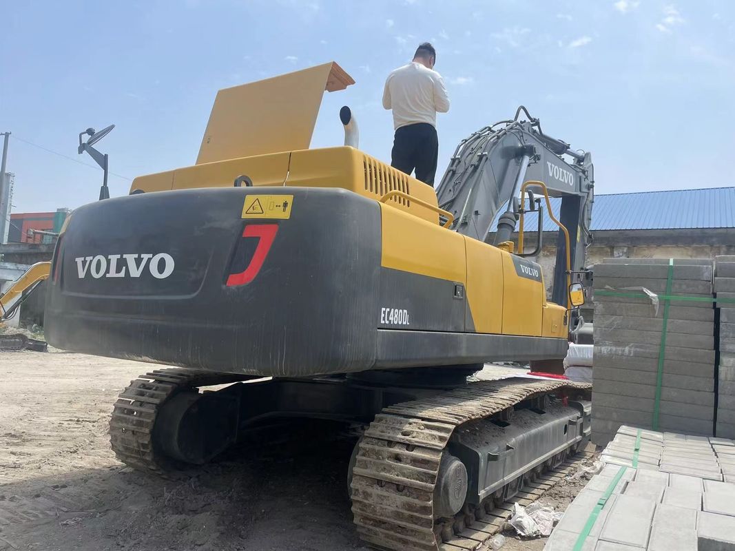 48 tonnes énorme machine à creuser utilisée Volvo 480 de seconde main grosse excavatrice de puissance