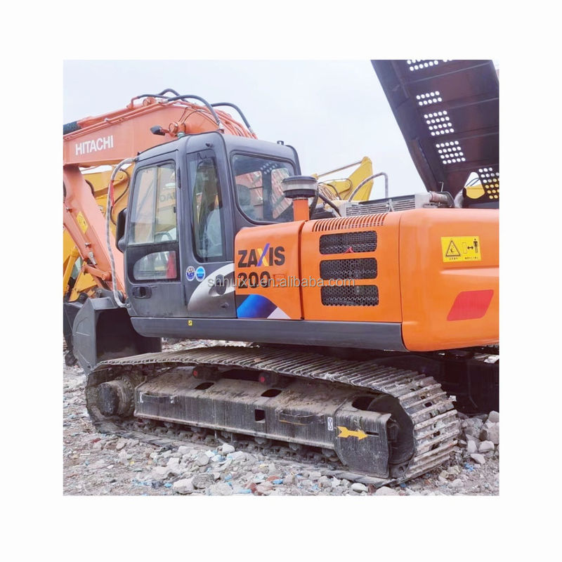 Usé japonais Hitachi Ex200 Crawler Construction de l'excavatrice de seconde main en bon état Hitachi zx200