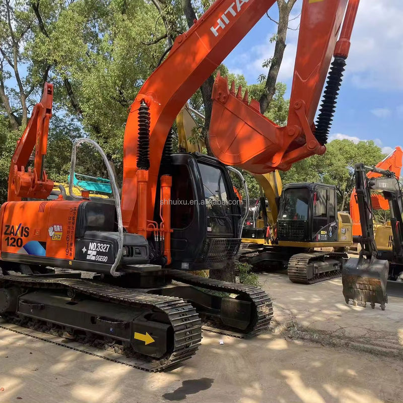 Une excavatrice électrique d'occasion utilisée Hitachi ZX120