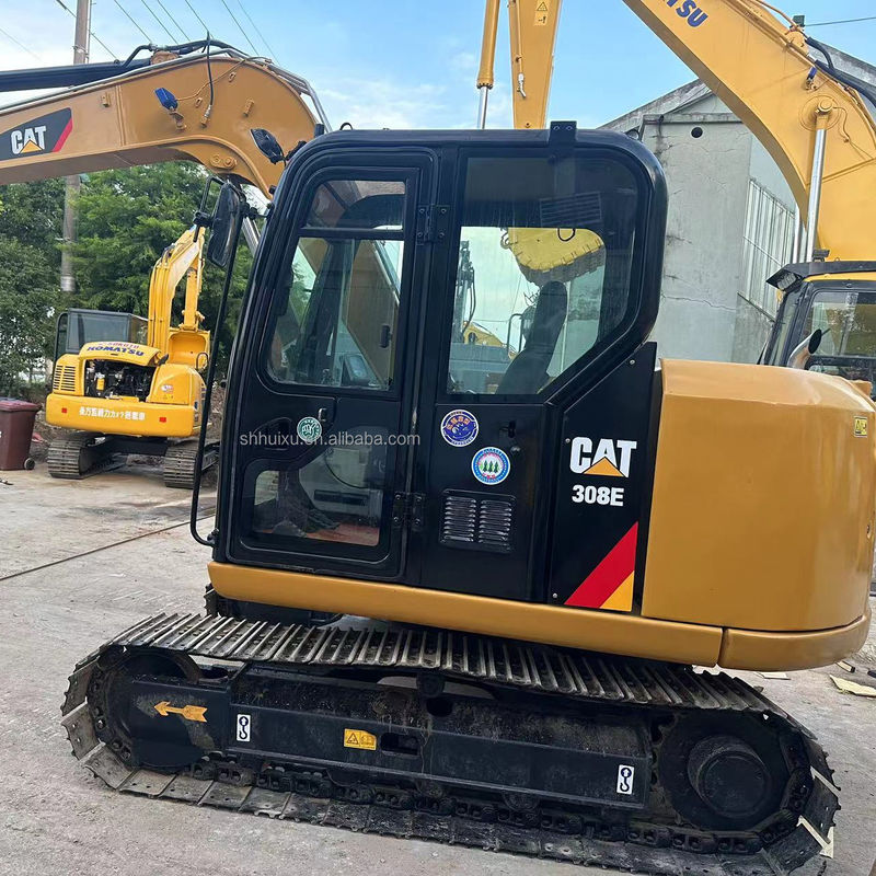 Excavateur d'occasion CAT 308E 307E 306E 305E, ligne d'interrupteur CAT 306 E 306D 307D 308, mini-excavateur CAT 306E2 avec dozer
