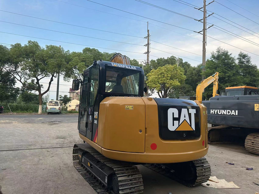 Excavateur d'occasion CAT 308E 307E 306E 305E, ligne d'interrupteur CAT 306 E 306D 307D 308, mini-excavateur CAT 306E2 avec dozer