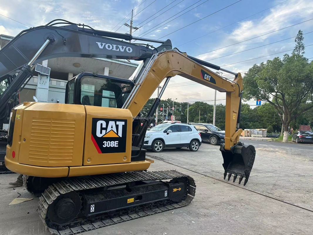 Excavateur d'occasion CAT 308E 307E 306E 305E, ligne d'interrupteur CAT 306 E 306D 307D 308, mini-excavateur CAT 306E2 avec dozer