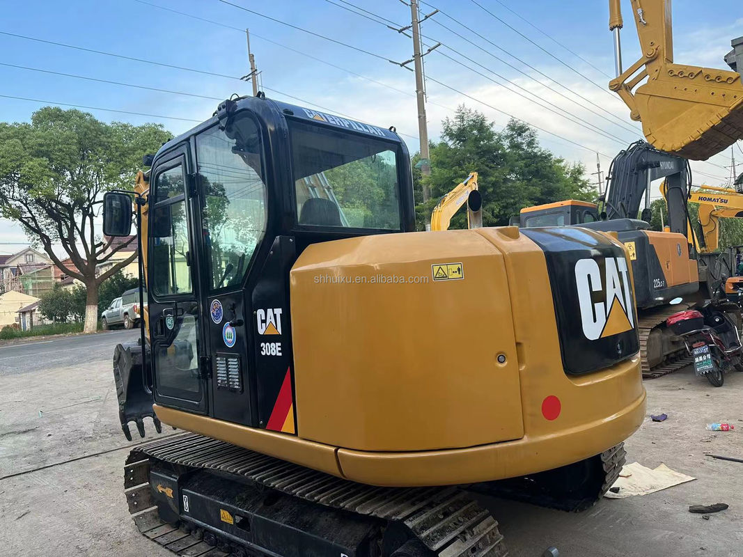 Excavateur d'occasion CAT 308E 307E 306E 305E, ligne d'interrupteur CAT 306 E 306D 307D 308, mini-excavateur CAT 306E2 avec dozer