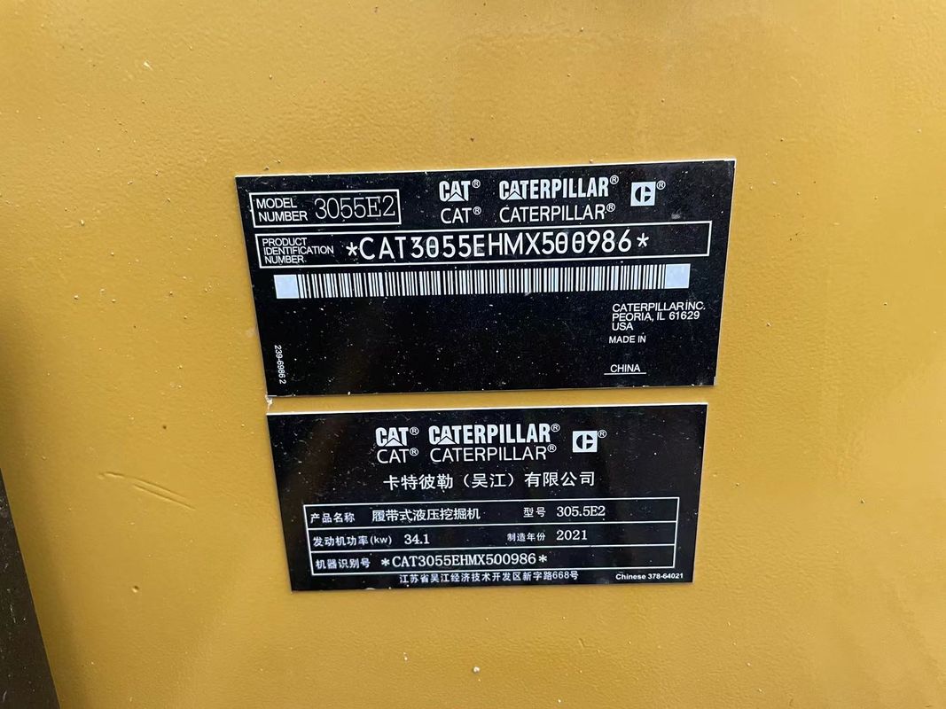 Excavateur d'occasion CAT305.5 excavateur d'occasion machines d'occasion 5,5 tonnes excavateur de chat excavateur d'occasion cat3055