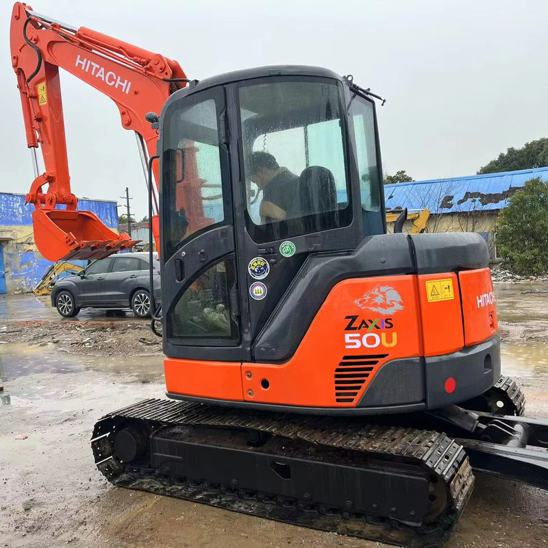 une puissance de creusement élevée utilisée Hitachi zx50u/excavateur mini rampant d'occasion Hitachi zx50 u