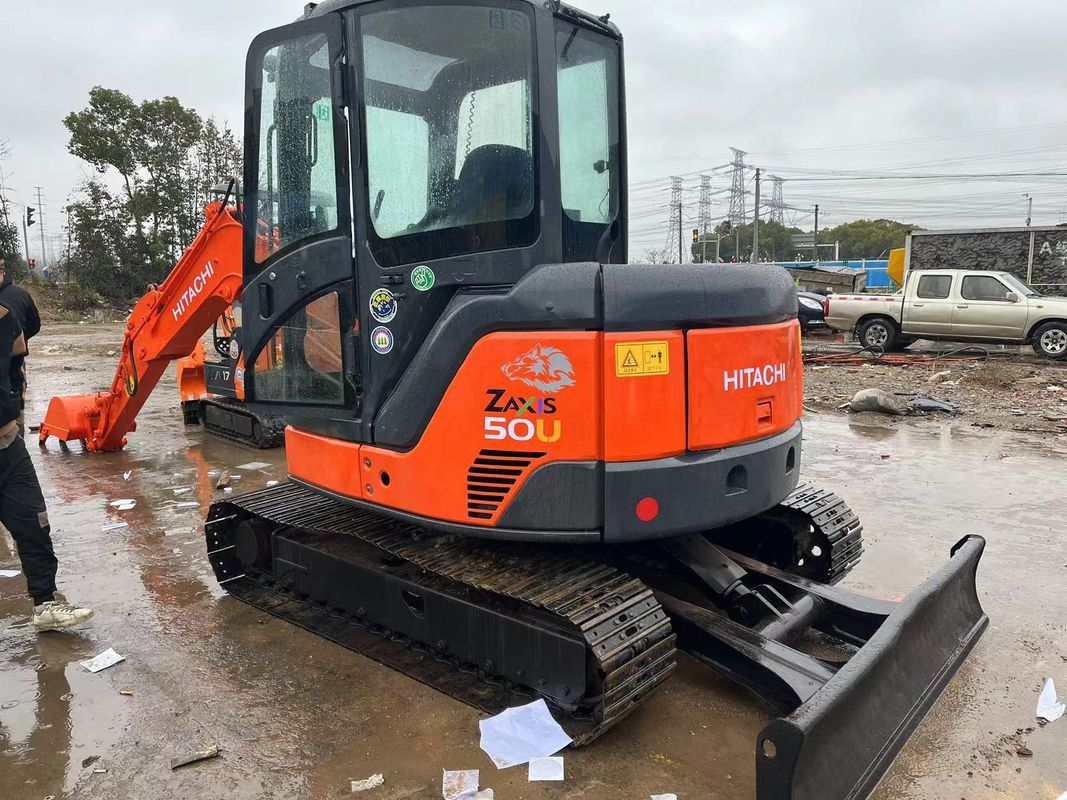 une puissance de creusement élevée utilisée Hitachi zx50u/excavateur mini rampant d'occasion Hitachi zx50 u