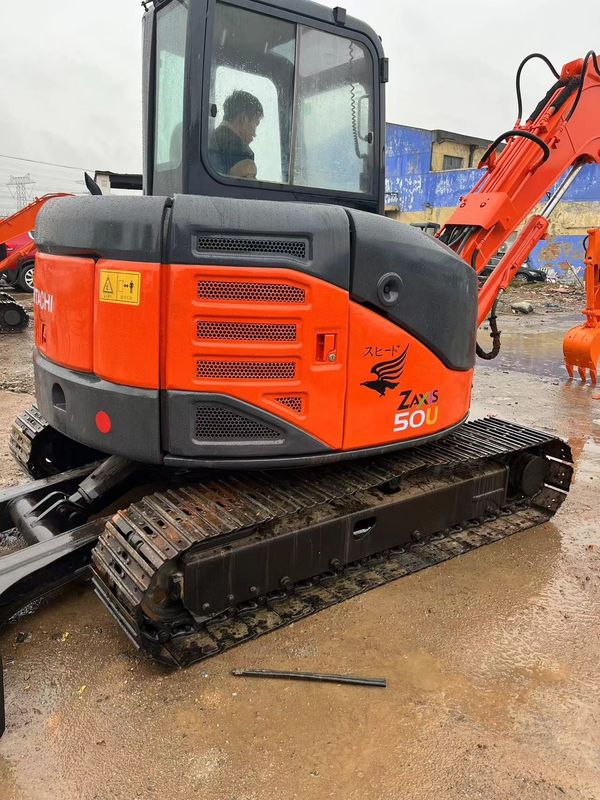 une puissance de creusement élevée utilisée Hitachi zx50u/excavateur mini rampant d'occasion Hitachi zx50 u