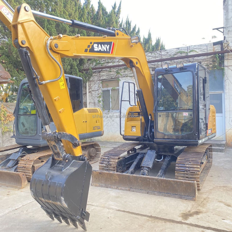 Chine Excavateur Sany d'origine utilisée 75c SY75C-10 SY75C-8 SY75C-9 Mini Excavateur 8 Tonnes