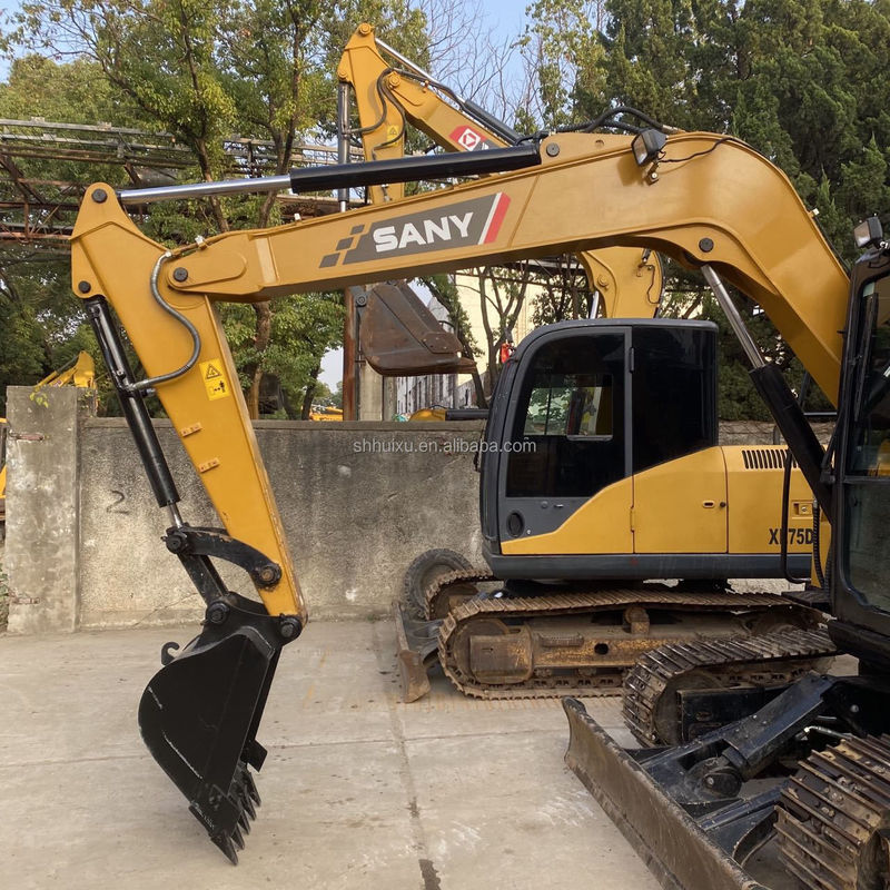 Chine Excavateur Sany d'origine utilisée 75c SY75C-10 SY75C-8 SY75C-9 Mini Excavateur 8 Tonnes