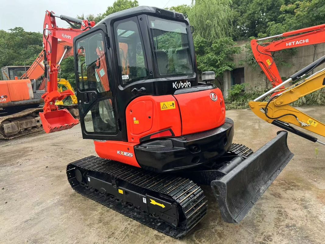 Excavateur d'occasion à bas prix 6,5 tonnes hydraulique KUBOTA KX165 creuseuseuse d'occasion KUBOTA165 excavateurs originaux japonais à vendre