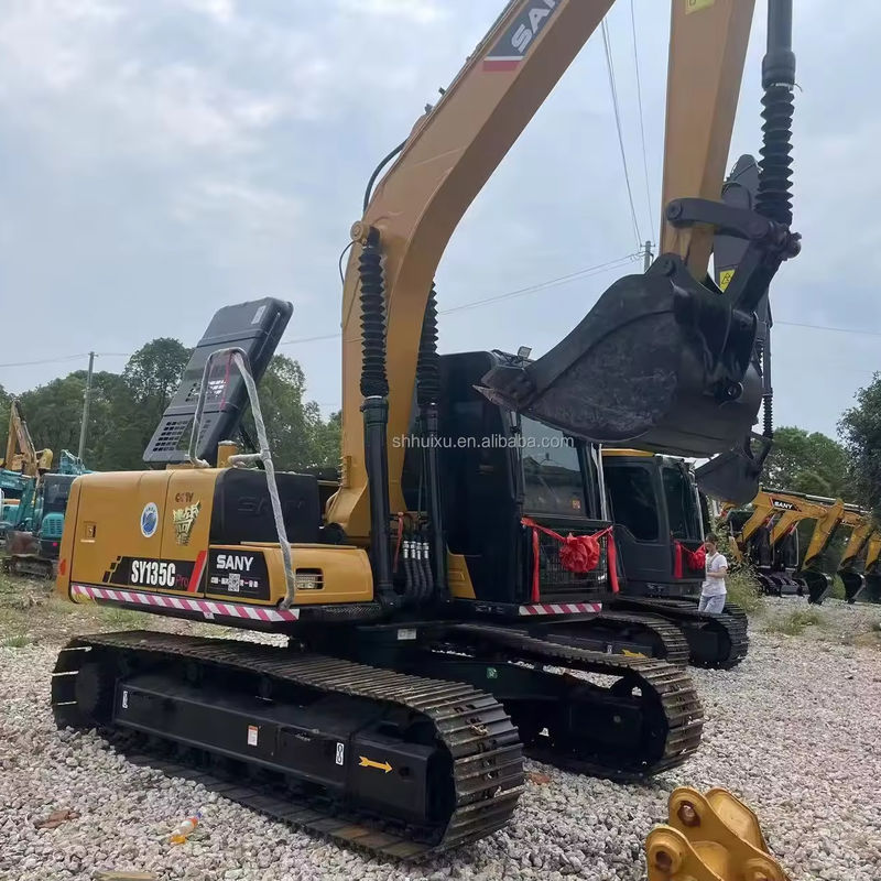 Excavateur hydraulique à rouleaux utilisés Sany 135 Chine Marque de certification EPA Machine de construction