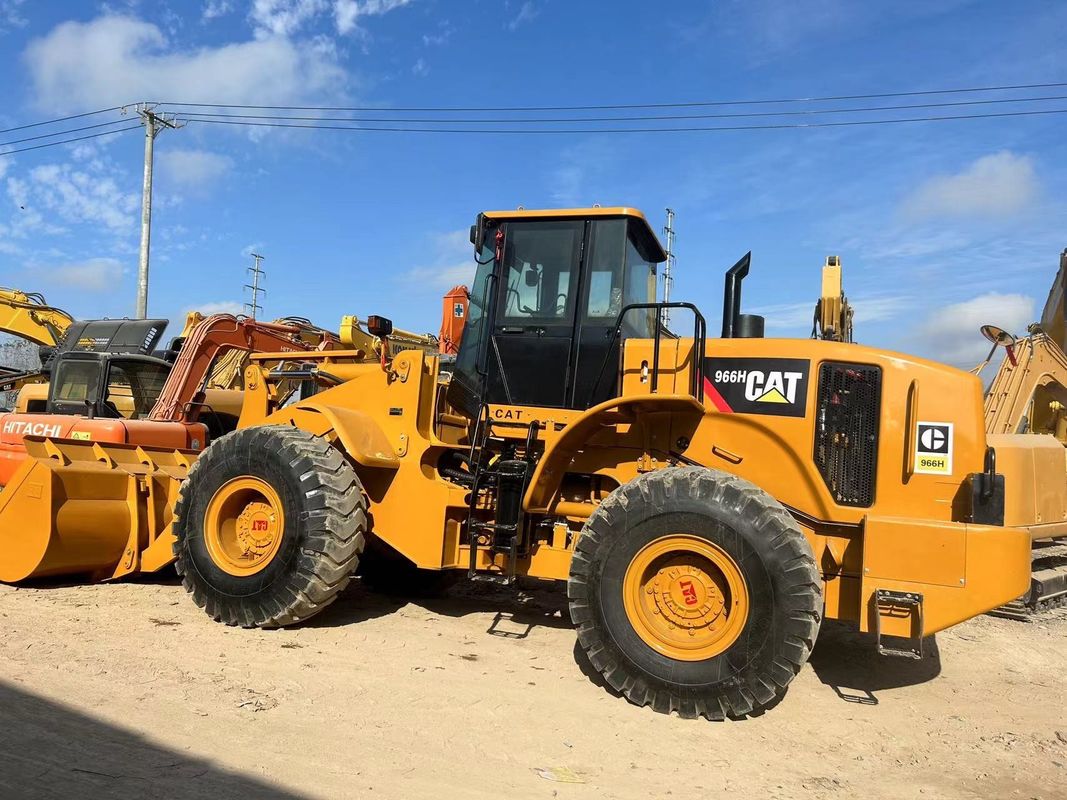 Chargeur à roues usé de 6 tonnes CAT966H chargeur à roues usé larve 966 chargeur à roues usé tracteur de pelleteuse