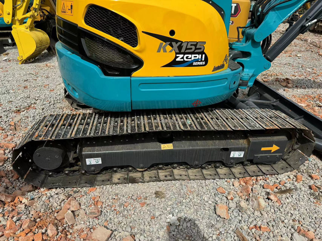 5.5 tonnes Mini Excavateur d'occasion Kubota Kx155 Originale Japonaise Creuseuse