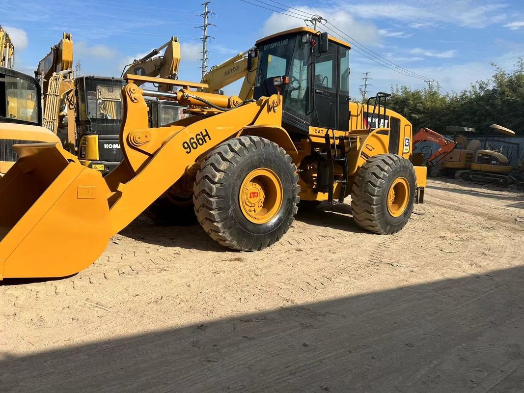Chargeur à roues usé de 6 tonnes CAT966H chargeur à roues usé larve 966 chargeur à roues usé tracteur de pelleteuse