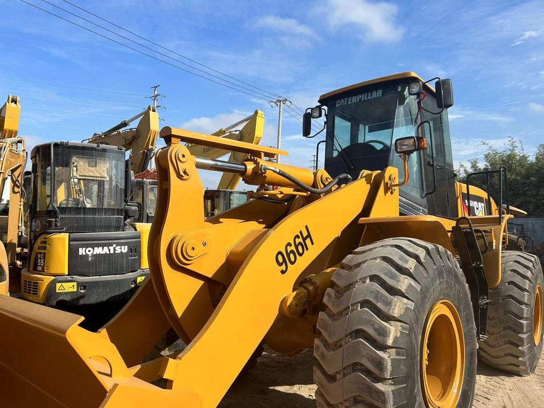 Chargeur à roues usé de 6 tonnes CAT966H chargeur à roues usé larve 966 chargeur à roues usé tracteur de pelleteuse