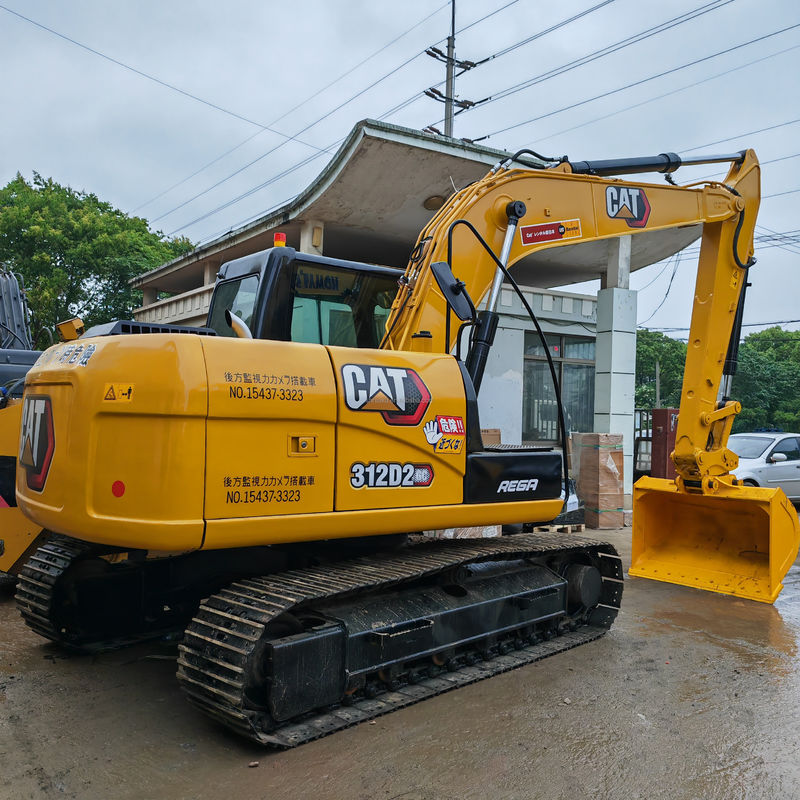 Excavateur à rouleaux d'occasion de 12 tonnes Cat 312d d'occasion 0,8m3 Capacité de seau