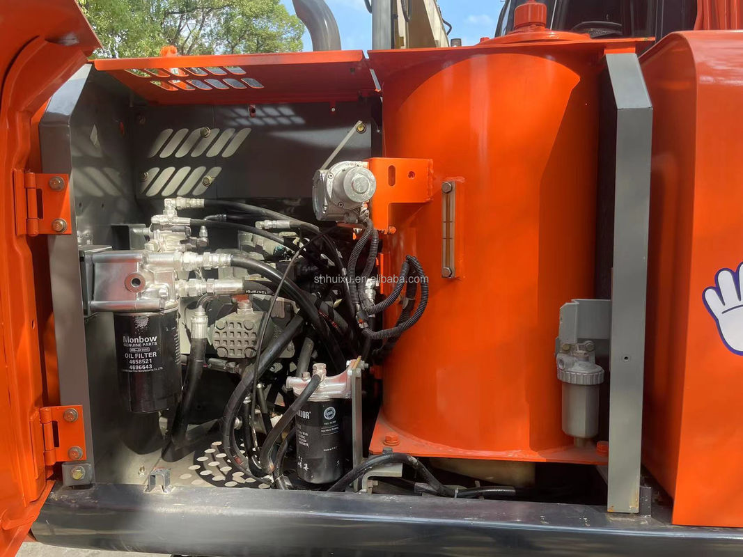 12000kg Zx120 Excavateur Hitachi d'occasion d'occasion avec peinture d'origine 0,51m3