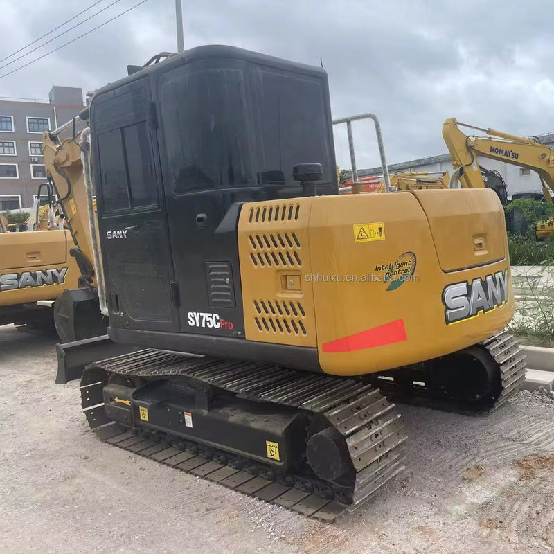 7.5 tonnes d'excavatrice Sany utilisée d'occasion Sany Crawler Excavator Sany75