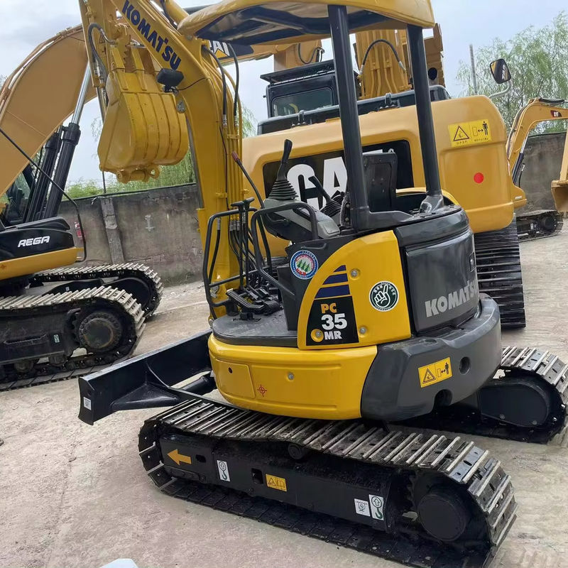 Utilisé Komatsu PC35MR mini excavateur machine de construction mini crevette excavateur utilisé komatsupc35 vente à chaud