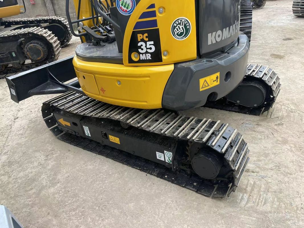 Utilisé Komatsu PC35MR mini excavateur machine de construction mini crevette excavateur utilisé komatsupc35 vente à chaud