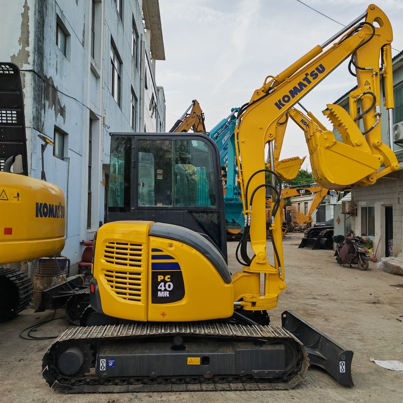 Mini-excavateur d'occasion Komatsu PC40MR petit creuseur de machines d'occasion mini-excavateurs rampant prix d'usine Komatsu PC40MR