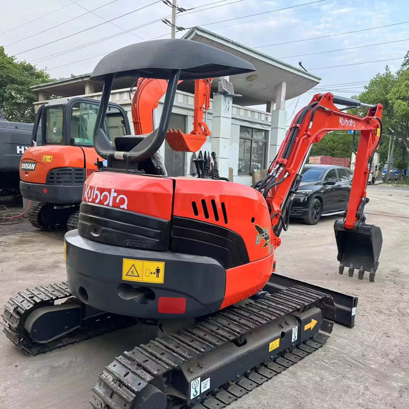 0.15m3 Seau Rouge Mini Excavateur d'occasion Kubota U35 Mini Excavateur d'occasion