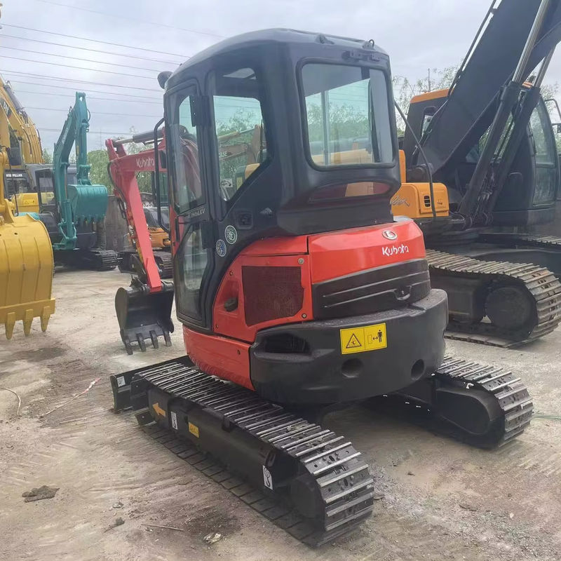 Couleur rouge Excavateur d'occasion Mini Kubota U35 Excavateur d'occasion