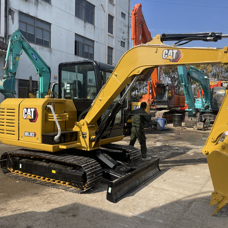 Expérience super valeur Excavateur d'occasion CAT 305.5 CAT 305.5E2 307d 306 308c mini-excavateur à vendre