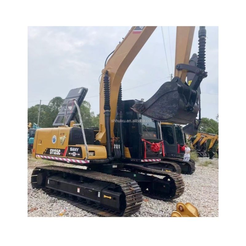 Excavateur d'occasion de 13 tonnes Sany 135 Excavateur d'occasion 1,4m3 Capacité de seau