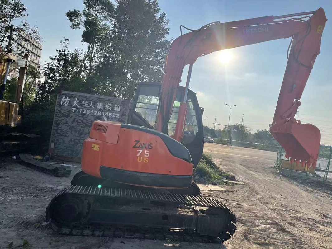 7.1 tonne d'origine utilisée Hitachi Zx70 Zx75 Mini Excavateur 0,33m3