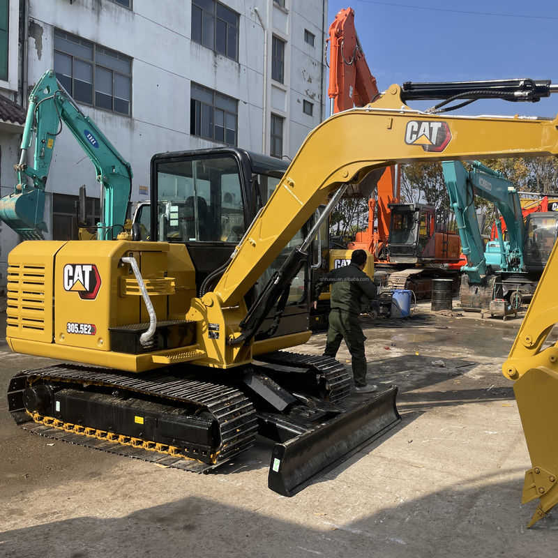 Super expérience Excavateur d'occasion CAT 305.5 CAT 305.5E2 mini-excavateur À vendre à bas prix