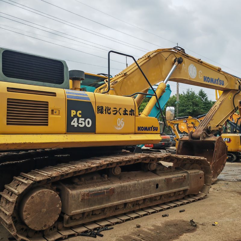 Excavatrice minière utilisée pour la creuse et la pelle Komatsu pc450 machines d'État d'origine Komatsu 45T excavatrice utilisée en stock pour la vente