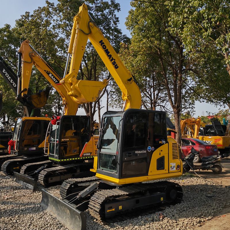 temps de travail réduit utilisée excavatrice komatsu pc70-8/électrique utilisée excavatrice Komatsu pc70-8