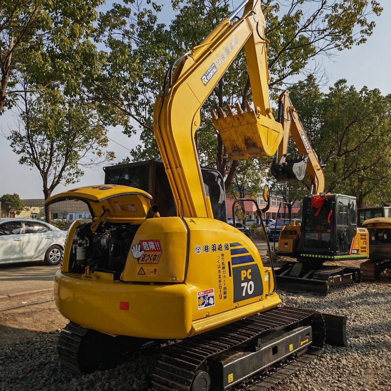 temps de travail réduit utilisée excavatrice komatsu pc70-8/électrique utilisée excavatrice Komatsu pc70-8