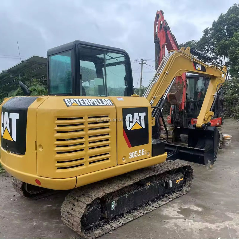Nouveau modèle Excavateur d'occasion CAT 305.5 CAT 305.5E2 mini-excavateur à vendre