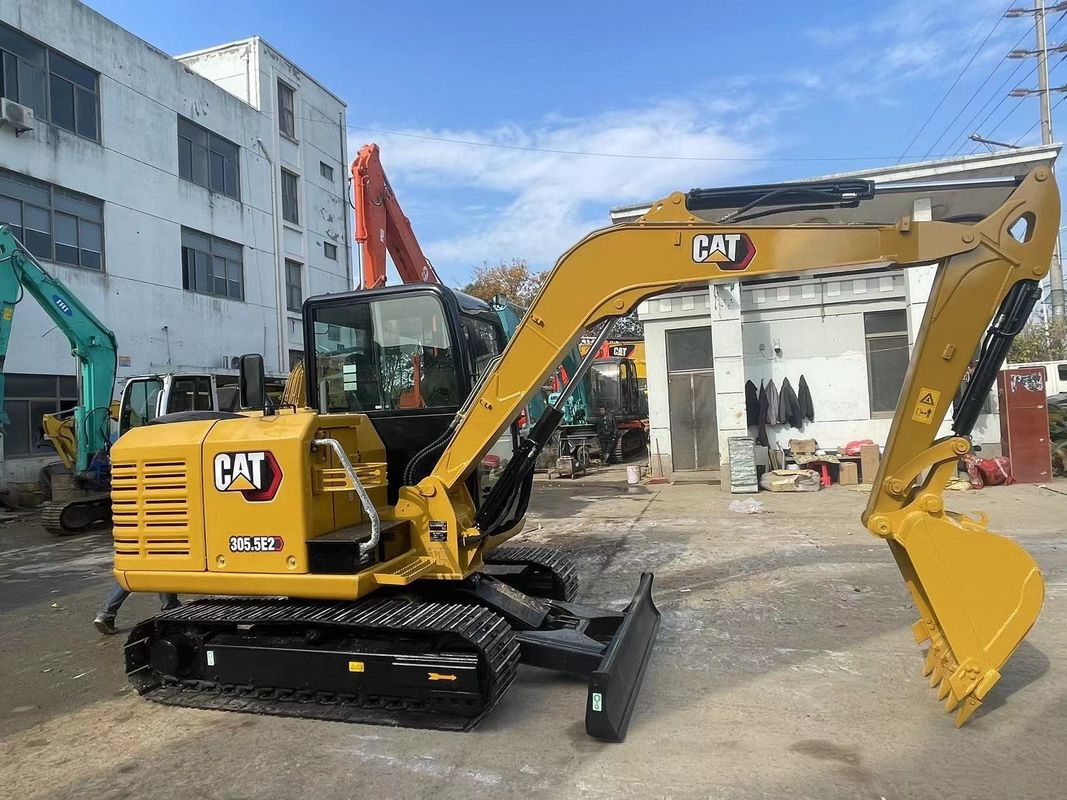 Utilisé à basse heure Caterpillar Cat 305.5E Utilisé 303 8tons 220 210dl Cat 306E Mini Excavator utilisé