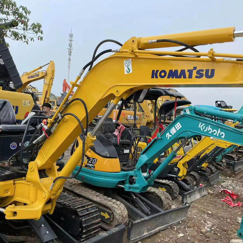 mini excavateur à rampe en stock utilisé komatsu pc30/bas prix utilisé komatsu mini excavator pc 30 en vente