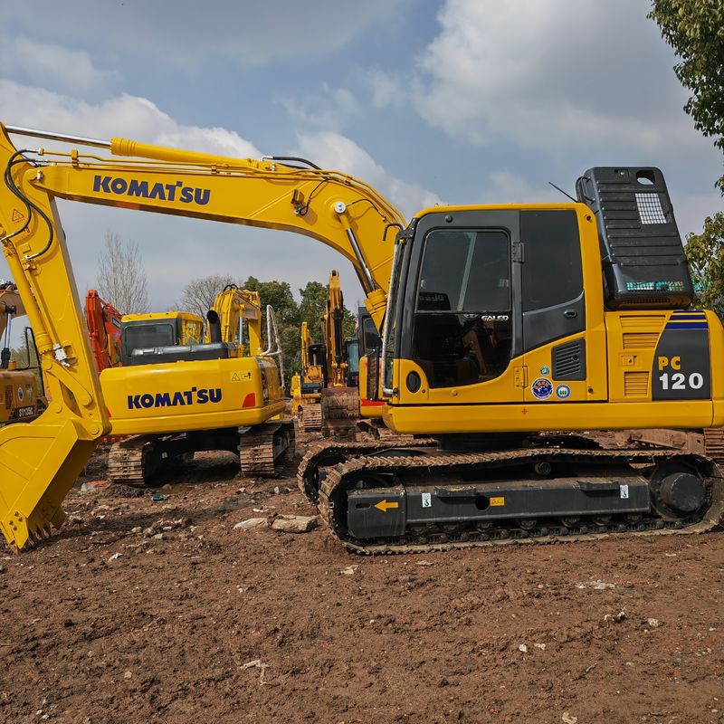 couleur d'origine utilisé excavateur komatsu komatsu pc120/de seconde main bas prix excavateur komatsu pc120