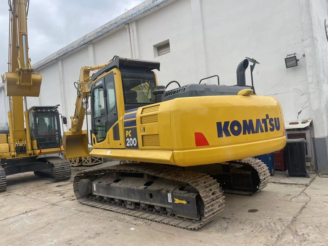 Excavatrice à rampe utilisée utilisée komatsu pc200/bon état avec une puissance élevée excavatrice d'occasion komatsu pc200 à vendre