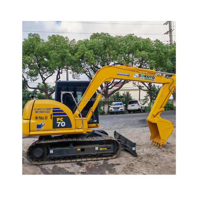7 tonnes de couleur d'origine Utilisé Komatsu Excavator Komatsu Pc70 7000KG