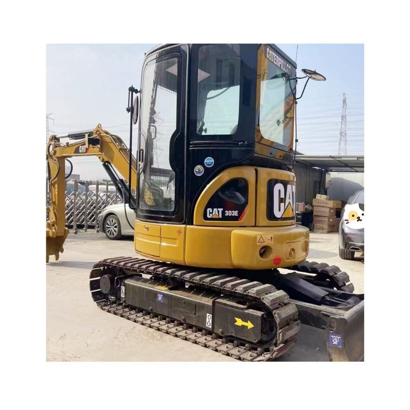 Mini-excavatrice Utilisée Caterpillarvéhicule à roues cat303E moteur japonais d'occasion cat 303 machines d'ingénierie et de construction