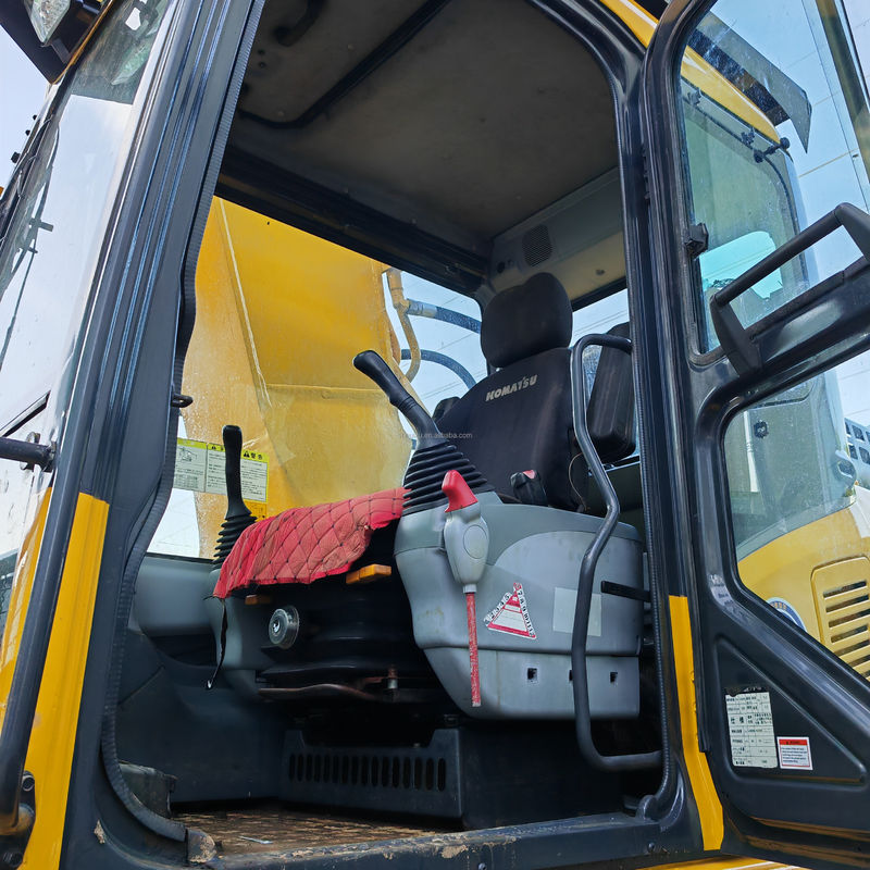 En stock, une excavatrice utilisée Komatsu pc400/seconde, de main, couleur originale, utilisée Komatsu pc400 en vente.