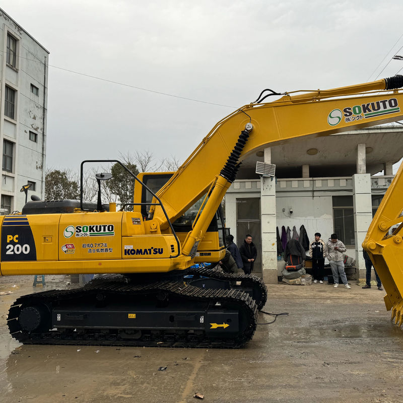 20 tonnes de couleur d'origine Excavateur utilisé Excavateur de construction Komatsu PC200