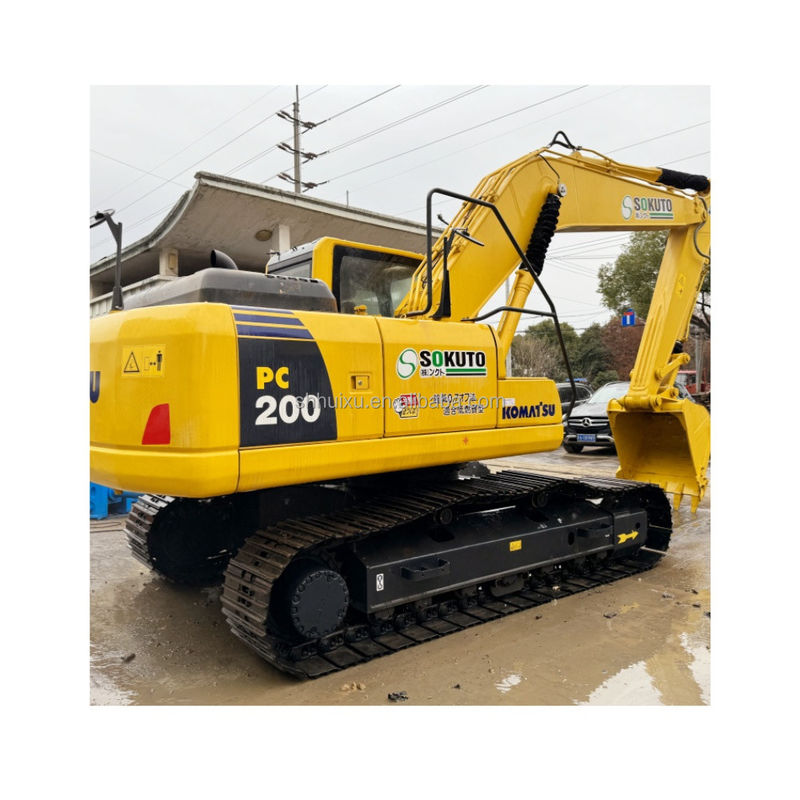 20 tonnes de couleur d'origine Excavateur utilisé Excavateur de construction Komatsu PC200